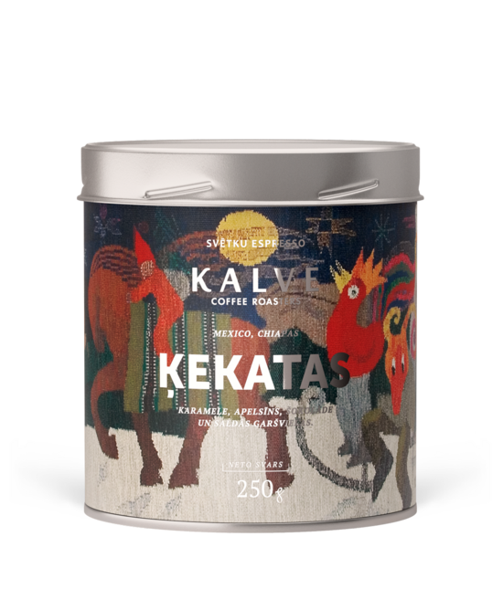 Kalve Ķekatas - Anna Eltermane  (Espresso maisījums) kafijas pupiņas 250g